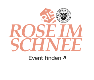 Rosé im Schnee Grafik